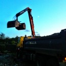 Demolition and removal of existing double garage